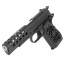 Страйкбольный пистолет (WE) COLT 1911 HEX CUT Gen.2 GBB (Black)